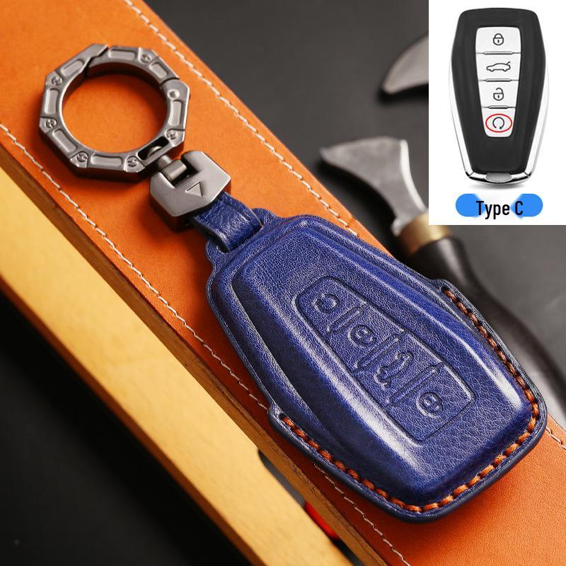 Geely Key Case for New Xingrui, Emgrand GS, Bin Yue, Xing Yue, Boyue Pro, Binrui, Icon, Vision - Male Shell Buckle