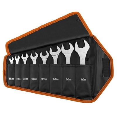 Double-Ended Open-End Wrenches 5.5-27Mm Set Of 8 - T N09-860