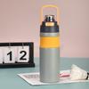 580ML Insulated Stainless Steel Water Bottle Dual Sip Straw & Direct Spout Leak Proof with Handle Car Cup Holder Friendly Sports