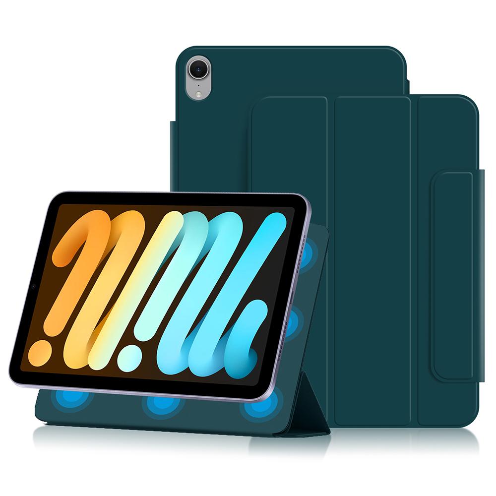 For iPad Mini (2024) Stand Case Shockproof Magnetic PU Leather Flip Tablet Cover