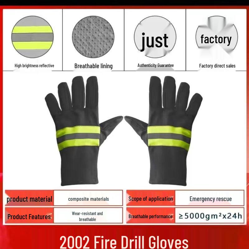 

ZISIZ Flame Retardant Firefighting Gloves