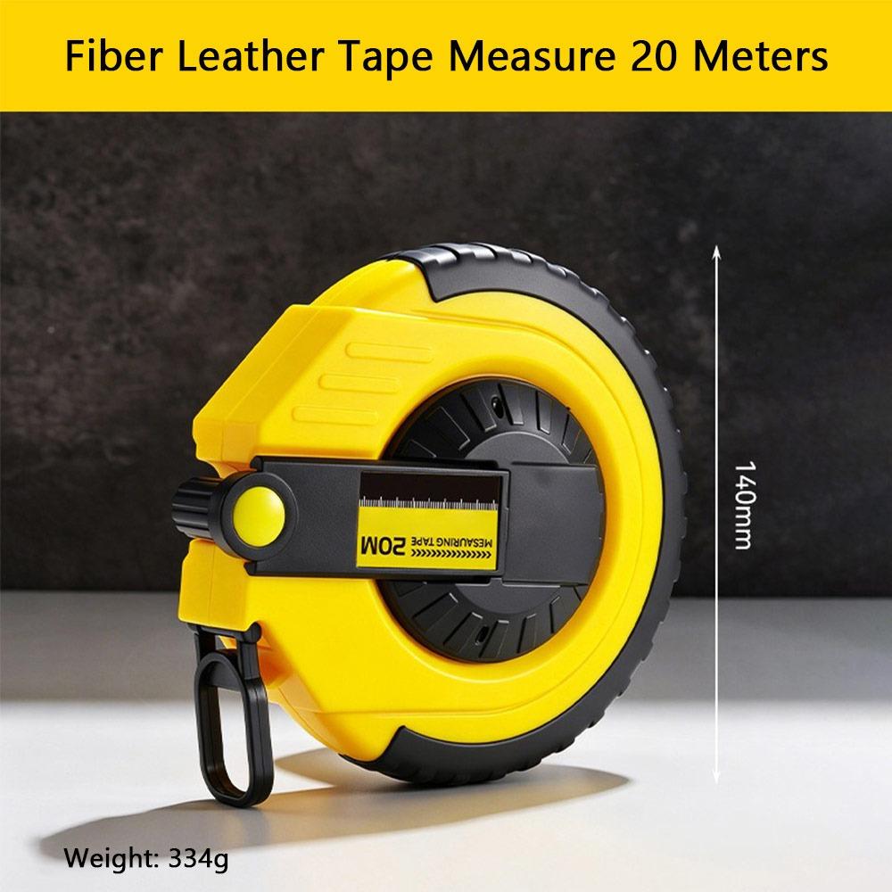 High Precision Fiberglass Tape 20m 30m 50m Measuring Tape Hand Measuring Tool  Daily Measuring 20M