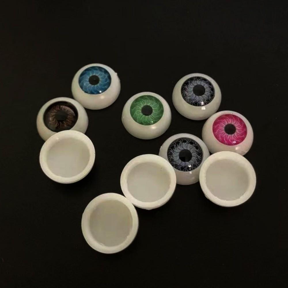 50pcs Plastic Doll Round Eyes Handmade Simulation Ceramic Eye Accessories