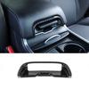 Car Armrest Box Switch Cover Trim Bezel for Dodge Charger 2011- Carbon Fiber