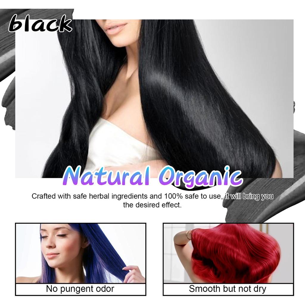 Crème colorante pour cheveux, cire pour cheveux, cire colorée pour cheveux, teinture naturelle pour cheveux, développement de la couleur sans abîmer les cheveux, 120 g