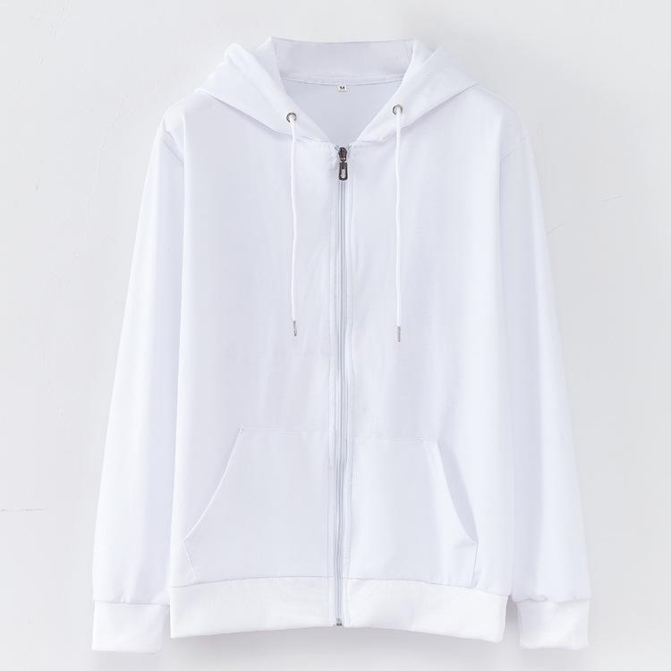 Men's Spring Casual Hooded Zip Sweatshirt: Loose Fit, Long Sleeve, Couple Jacket