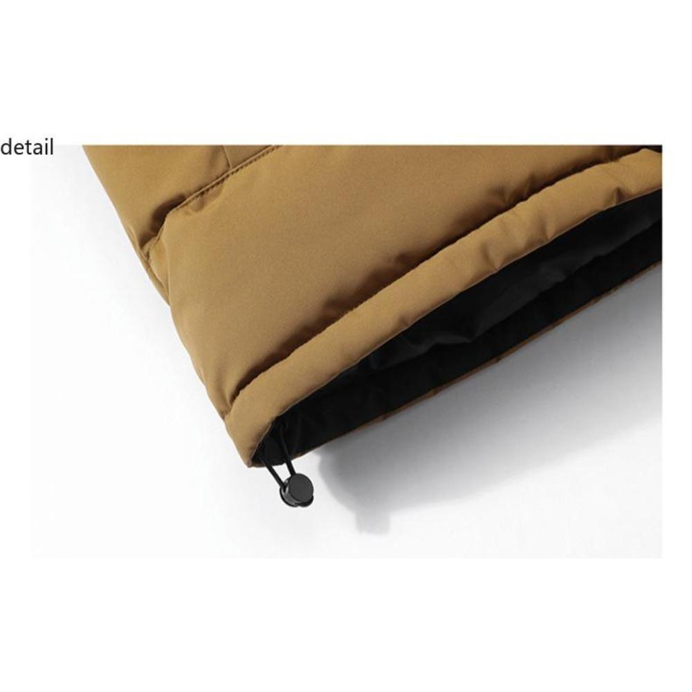 Casual Quilted Winter Jacket with Hood and Thermal Padding