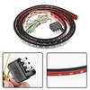 LED Tailgate Light Bar 60" Triple Row 5-Function Strip for Pickup Trailer SUV EV