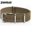 New Arrived Nylon Watchband 18mm 20mm 22mm 24mm Waterproof Straps Sport Army Green Khaki Blue Wrist Band Bracelet Accessories