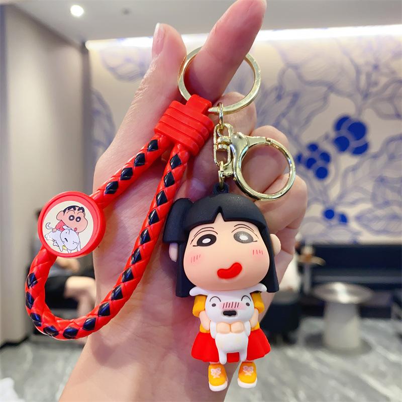 Cartoon Creative Cute Little New Couple Keychain Cute Doll Car Fashion Bag Pendant Children's Toy