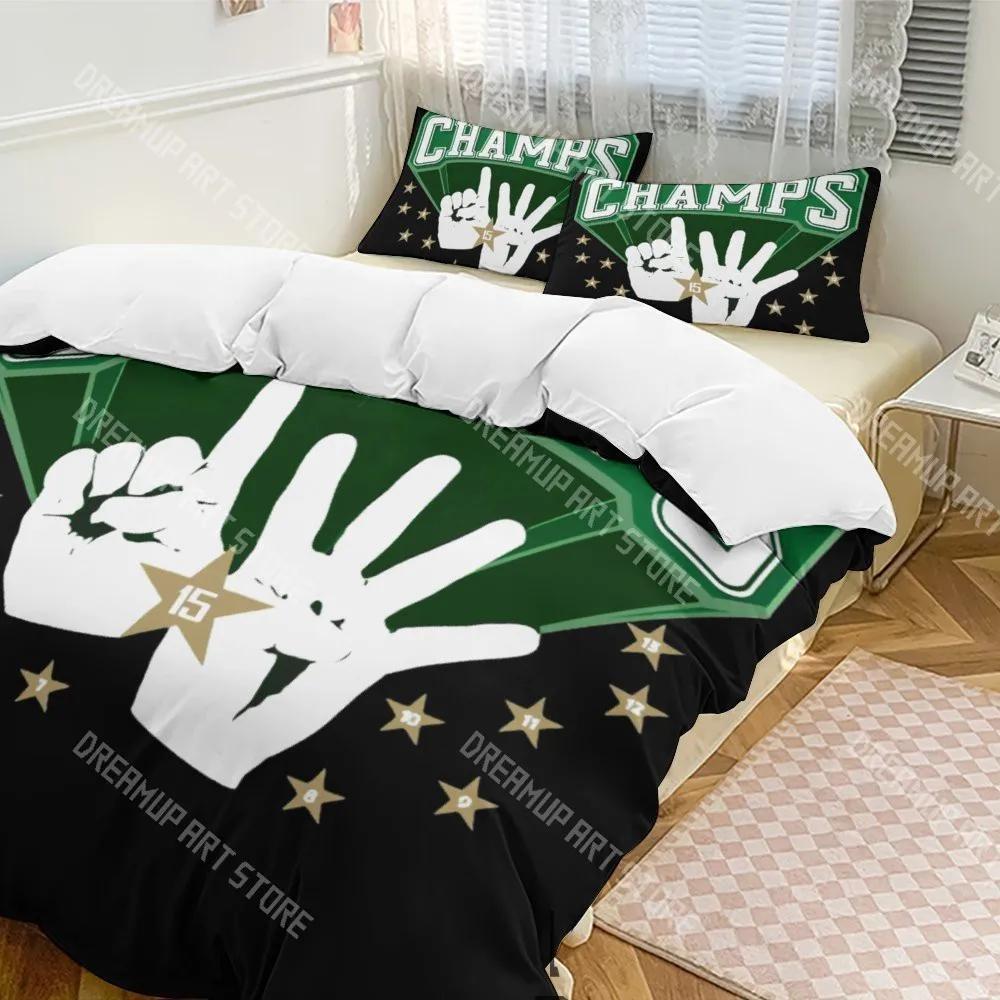 3D Print Maccabi MHFC Haifa Green Apes Bedding Set Twin Queen King Full Size Duvet Cover Pillowcase Bed boys girls Adult Home