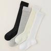 Thin Kid Girl Striped Mesh Knee High Socks Breathable Comfortable Calf Sock for Students Spring Summer Vertical Line Long Socks