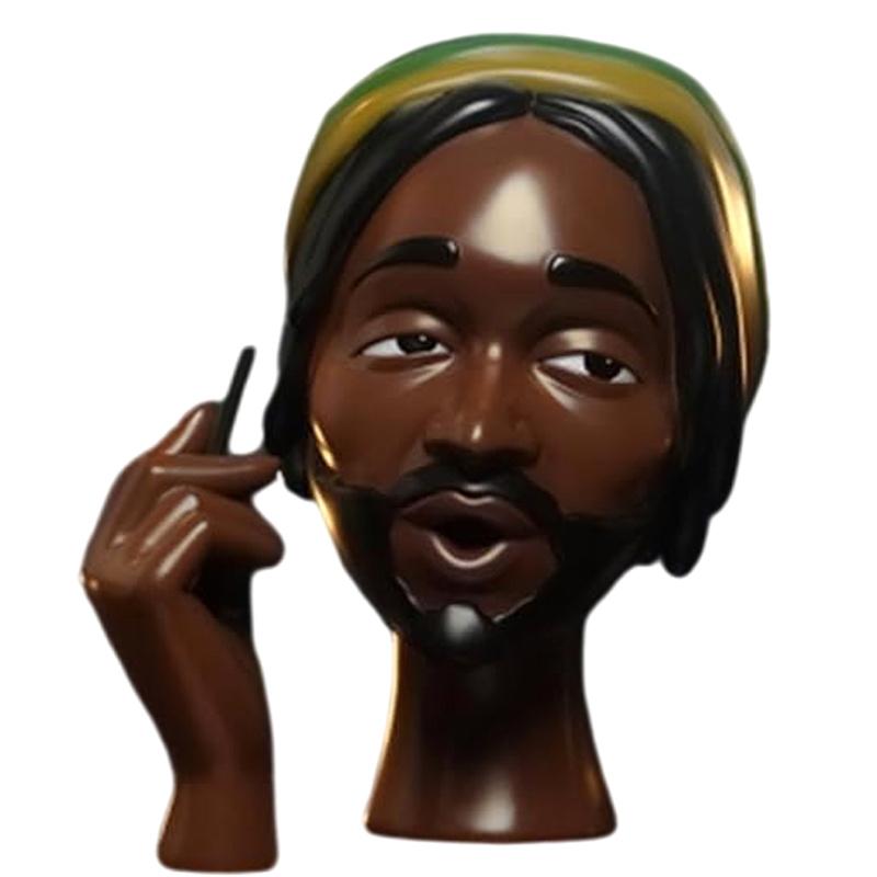 Black Woman Incense Burner Handmade Elegant Meditation Airflow Incense Burner Creative Design Art Incense Burner Statue Ornament