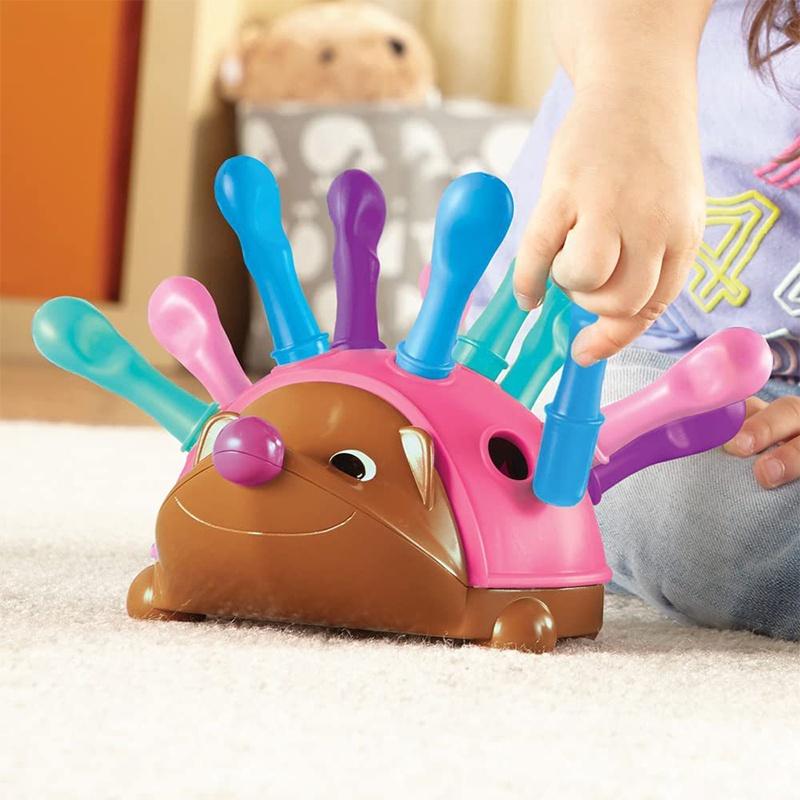 Little Hedgehog Plug-in Toy Develop Toddler's Concentration Skills With Early Education Puzzle