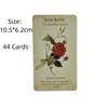 Botanical Inspirations Oracle Cards A 44 Tarot English Divination Edition Deck Borad Playing Games for Party