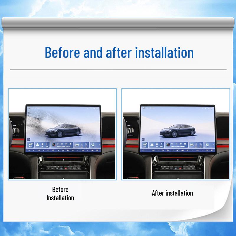 Fits 25 Denza Z9 Models: Navigation Screen Protector, Interior Paint Film, Gear Shift Sticker