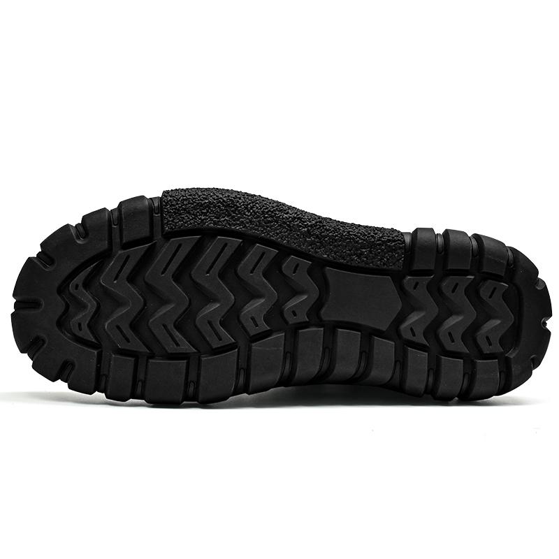 Herren High-Top Echtleder Outdoor Wanderschuhe Freizeitschuhe