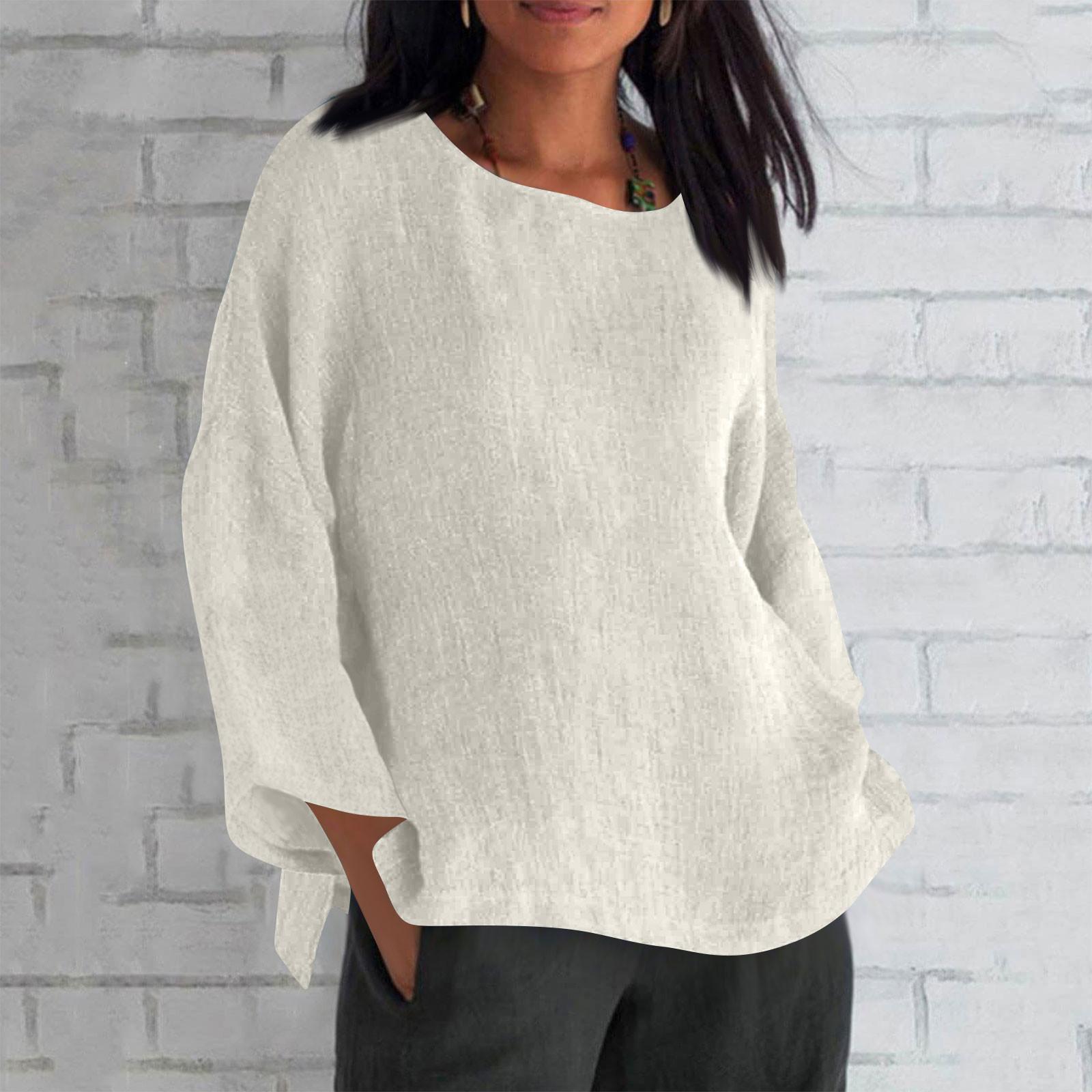 Женская мода с длинным рукавом и круглым вырезом — фото 4