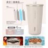 [Trending on Social Media] TYESO Tumbler with Straw, 600ml, Stainless Steel, with Lid, Vacuum Insulated, Keeps Drinks Hot or Cold, Portable, Direct Dr