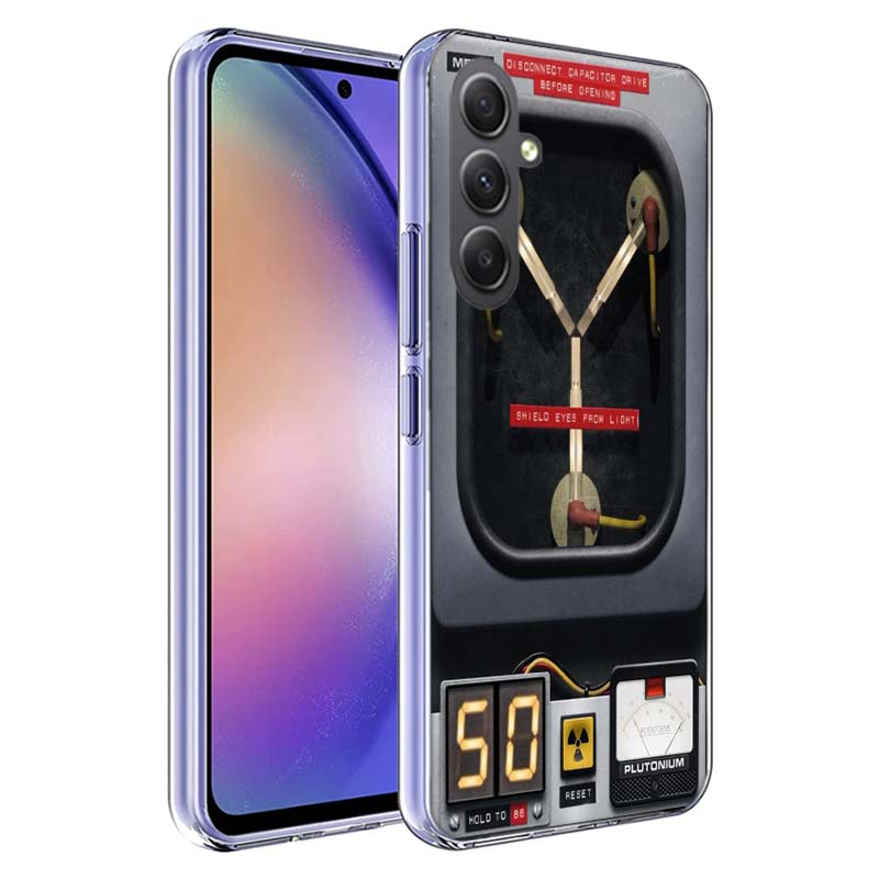 Back To The Future Cover For Samsung A54 A34 A24 A14 A53 A33 A23 A13 A52S A32 A22 A12 Phone Galaxy A03 A04 A02S A42 A73 TPU Case