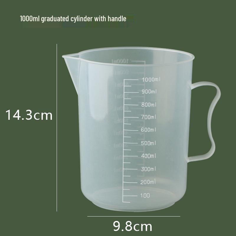 Thickened Plastic Graduated Measuring Cup for Kitchen and Lab Use