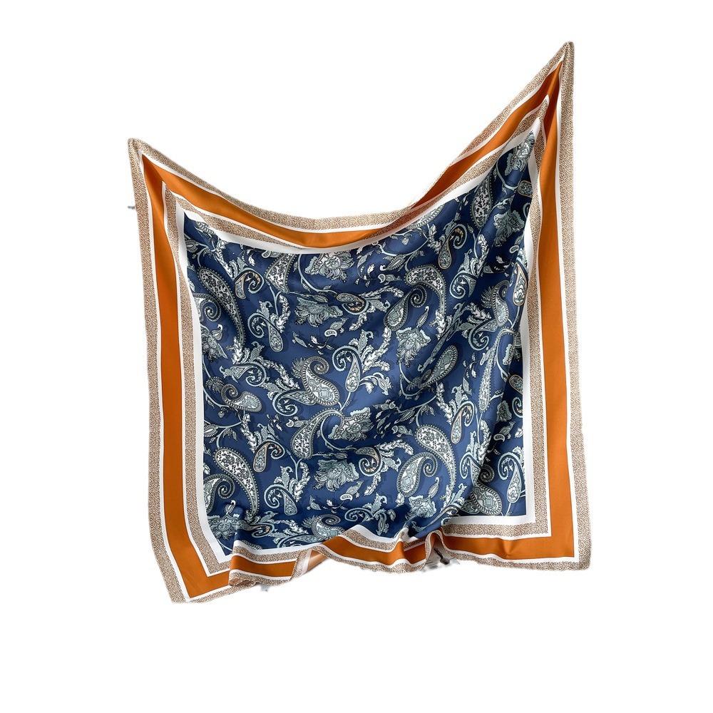 Scarf Vintage Floral Fashion Trend Design Summer Thin Scarf Light Soft Breathable Shawl