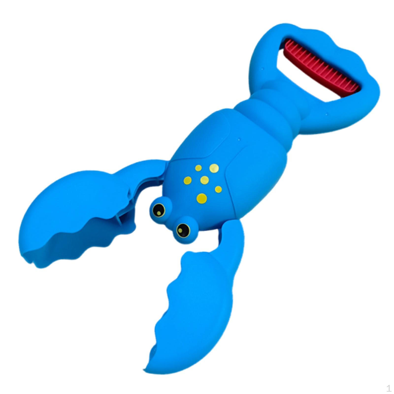 

Animal Beach Toy Sand Hand Gripper Digger for Children PP Claw Easy to Carry Suitable Equipment синій