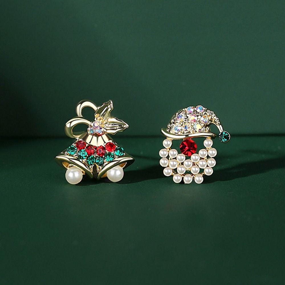 Bell Girl Gift Christmas Earrings Women Stud Earrings Korean Style Earrings Fashion Jewelry