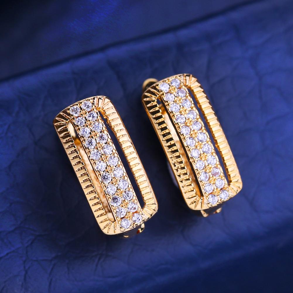 

FEEYOO серьги-клипсы модные серьги для женщин серьги-гвоздики с кубическим цирконием ювелирные изделия A