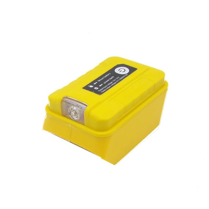 1 Piece Portable Usb+Type-C Output Battery Adapter With Led Light Power Bank Phone Charger For Dewalt 20V Li-Ion Battery