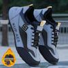 Sole Shoes Men's Shoes 2026 New Leather Waterproof Sports Shoes Velvet Cotton Shoes Soft Sole Non-slip Running Shoes