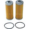 2-pack 129053-55670 Bränslefilterelement kompatibelt med YANMAR 3TNE68-G2A 3TNE68-SA/G1A 3TNE74-G2A 3TNE74-SA 3TNE78A-G2A 3TNE78A-SA/G1A 3TNE82A-SA/G1A