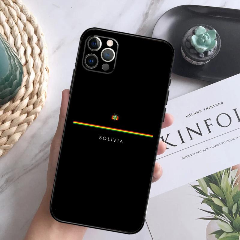 Bolivia Flag Case For iPhone 15 11 12 13 14 Pro Max XS XR X 7 8 Plus 12 13 Mini 16 Pro Max Soft Cover