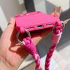 Candy Silicone with Colored Crossbody Lanyard Phone Case for iPhone Air 17 16 15 14 13 12 11 Pro Max Plus 16e Strap Protect Case