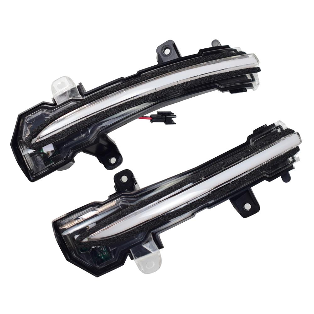 

Динамический поворотник последовательный боковой зеркальный светодиодный указатель поворота для Nissan Kicks P15 2016- Note E12 2017- crystal