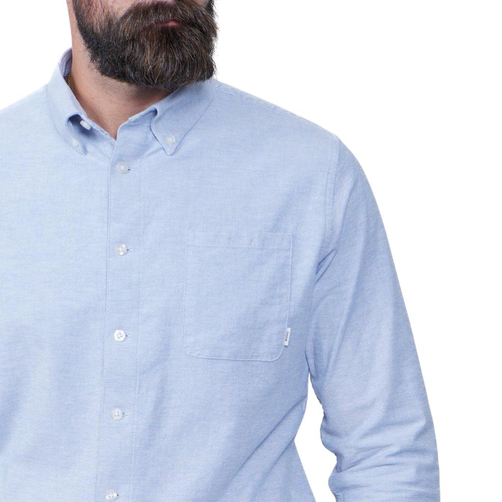 Firetrap Mens Basic Oxford Cotton Button-Down Shirt