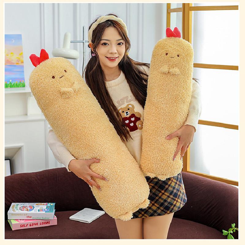 Tempura Shrimp Fried Plush Toy Cartoon Animal Doll For Bedroom Lounge Child Gift