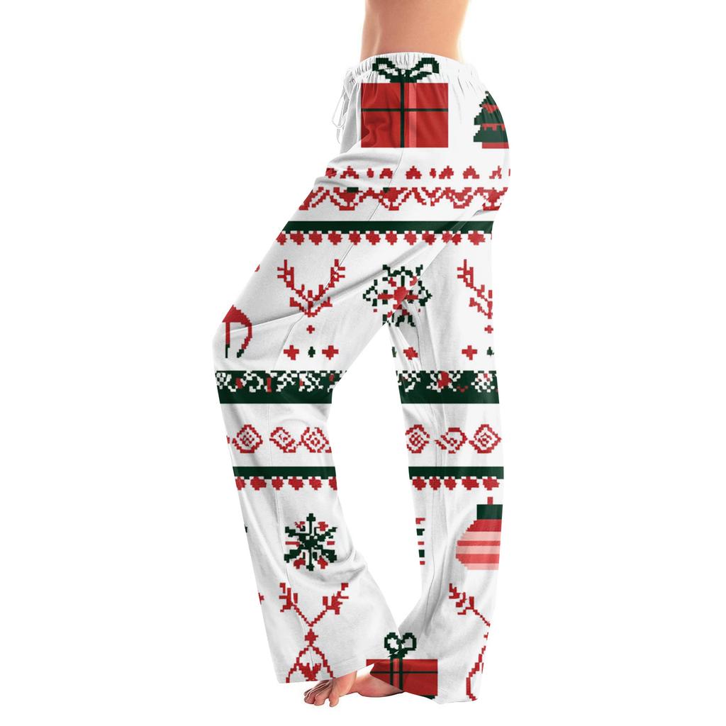 Women's Fashion Loose Casual  Printed Casual Pants