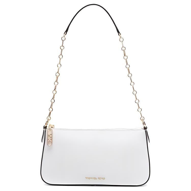 Michael Kors Leather Handbag, Shoulder Bag Regular Women's White 32H3G8EW6L-085