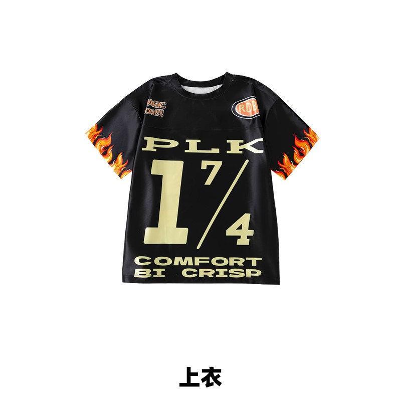 Kids Hip Hop Dance Pants Camo Print Loose Fit Streetwear Boys Girls Stage Performance