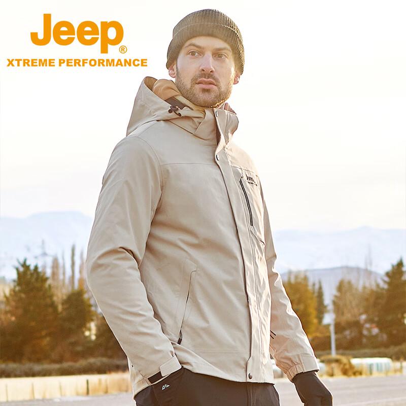 JEEP JF8603 Men s 3-in-1 Outdoor Mountaineering Jacket L