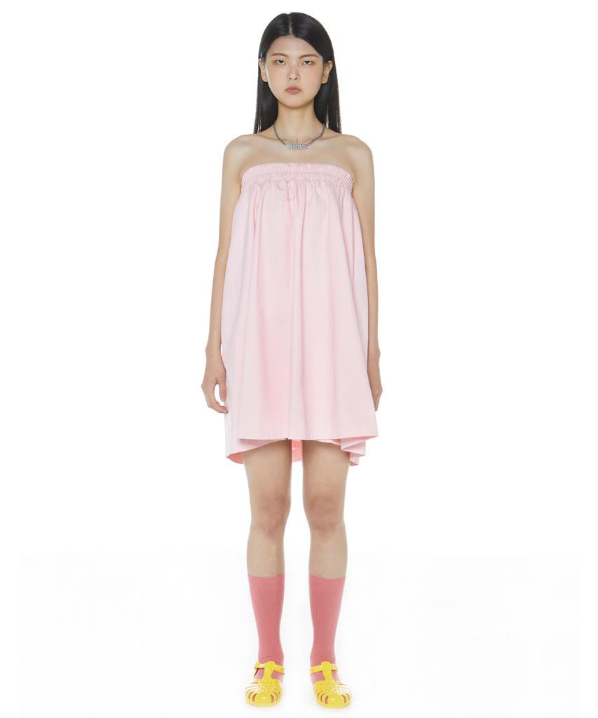 Suki Logo Embroidered Top Dress (Strawberry Shake)
