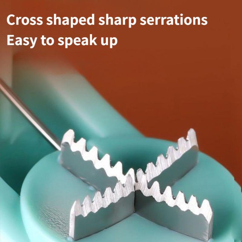 Otvírák na vlašské ořechy a kaštany Univerzální otvírák na vlašské ořechy a lískové ořechy Kleště Křížový zubový nůž Velikost Domácí nástroj na louskání Kuchyňské potřeby