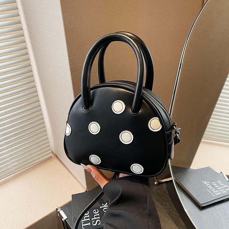 Polka Dot Small Bag Women's Summer New High-end Handbag Shoulder Messenger Bag