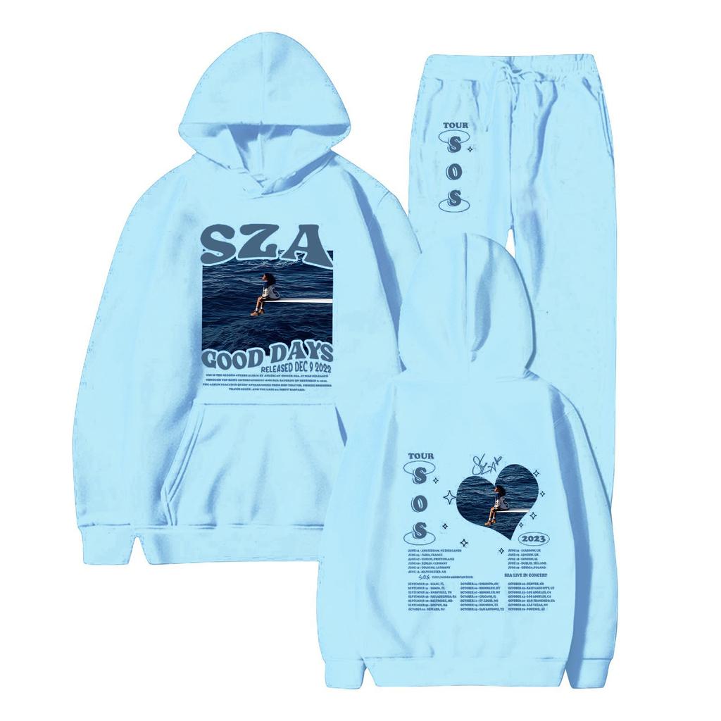 Women's Hooded Sportswear, Unisex Two-piece Running Suit, Long Sleeved Hooded Sweatshirt+sports Pants Set