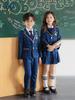 British Academy Style Girls' Pleated Skirt Uniform Set