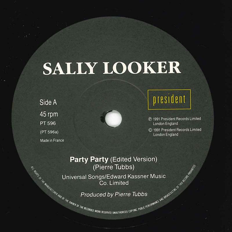 

7inch Record SALLY LOOKER - Party Party PT596 President Recor UK Pop Used