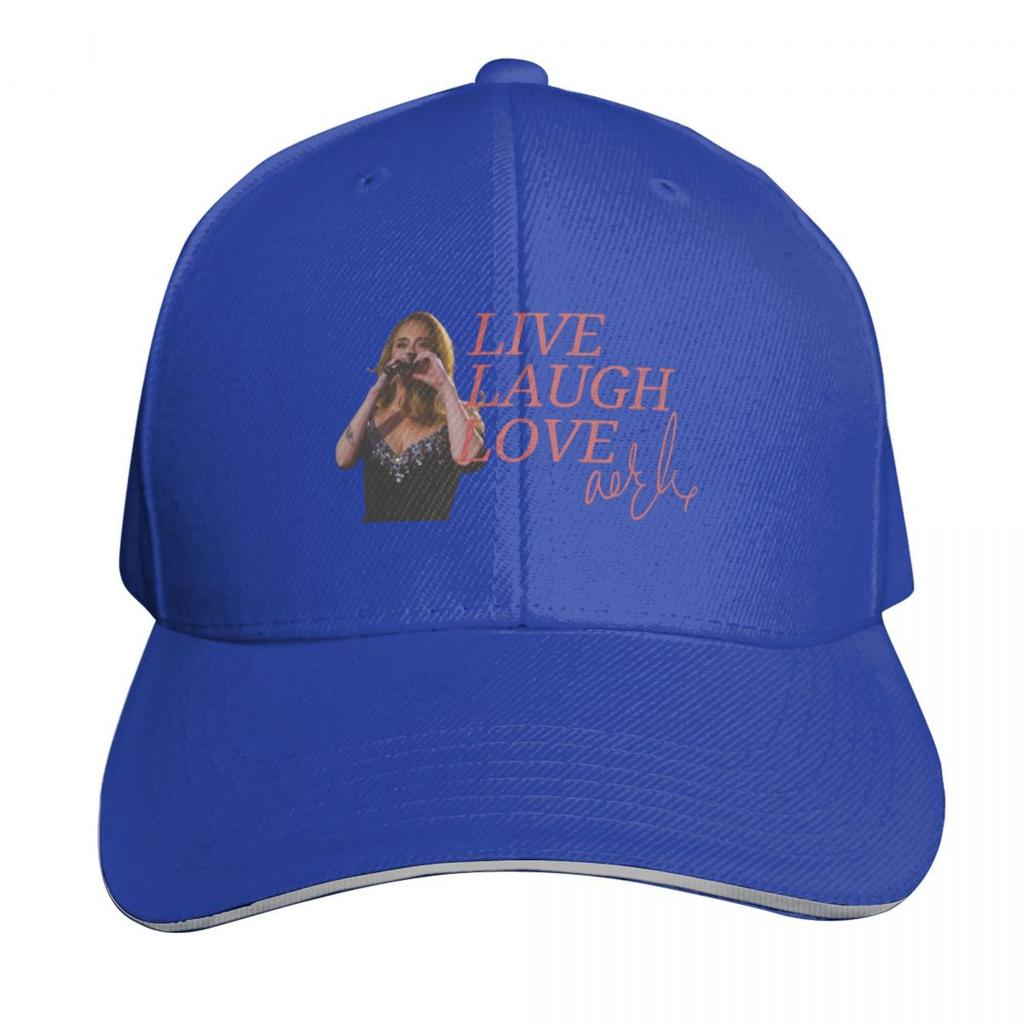 Live Laugh Love Adele Baseball Cap Hat Unisex golf hat genuine Wild Ball Hat black Womens Hats For The Sun Unisexs