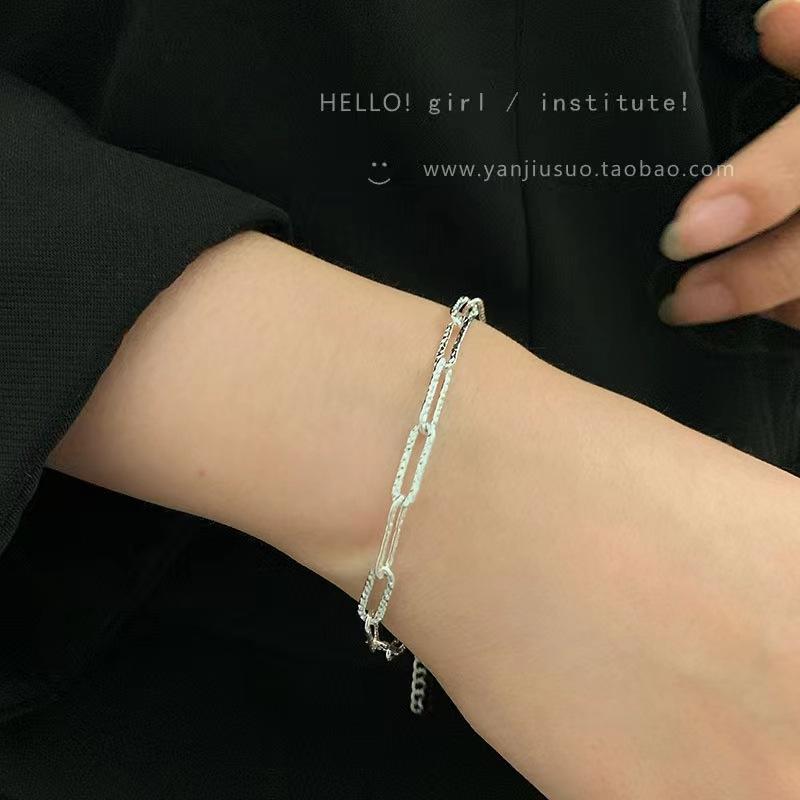 Sparkling necklace female Korean version Internet celebrity design temperament simple collarbone chain accessories