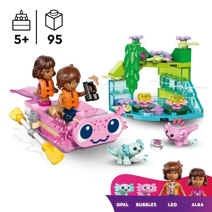 LEGO Friends 42681 El Barco de Aventuras Axolotl - Juego de Construcción 5 años - Figuras